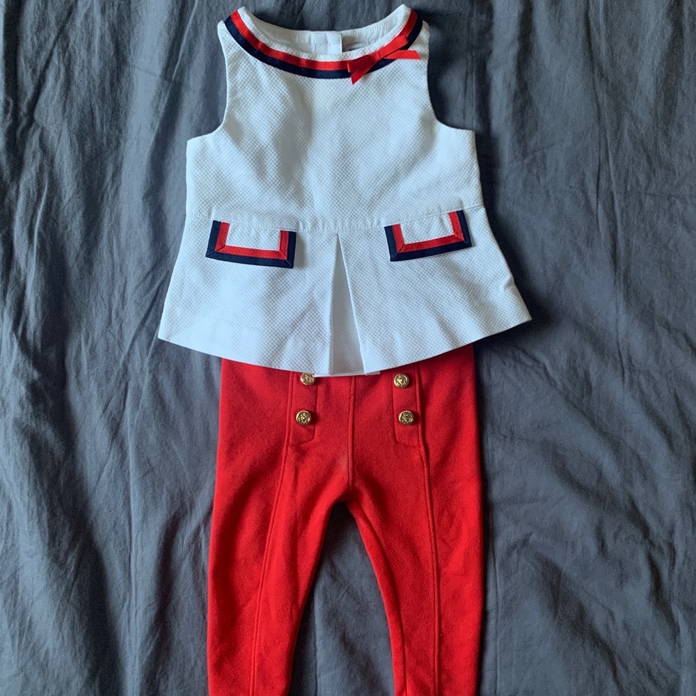 Janie & Jack outfit baby girl 6-12 months